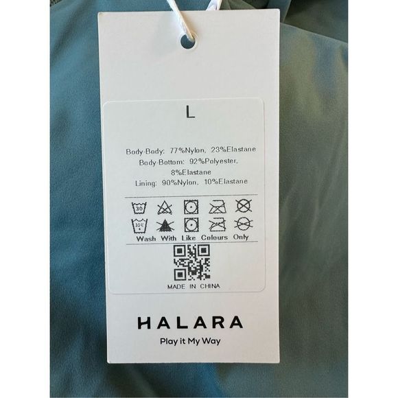 Halara Breezeful Backless High Low 2-Piece Side Pocket Flowy Midi Quick Dry Casu - Picture 9 of 9